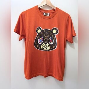 OWMXN Kanye West Takashi Murakami Bear Orange LV T-Shirt 2 Of 15 Made S